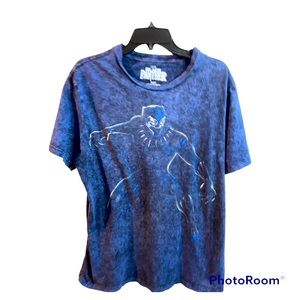 The black panther marvel tee shirt size L movie promo